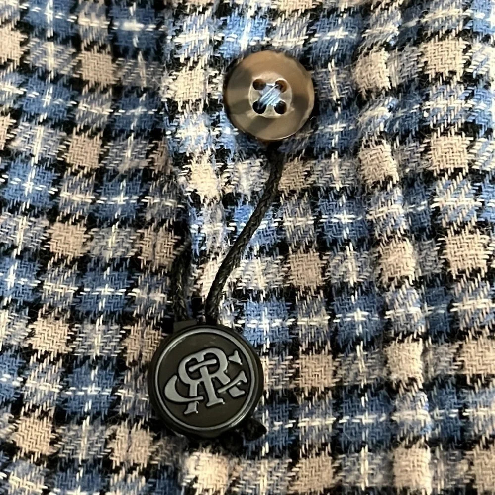 Report Collection Soft Touch Flannel Button Down … - image 5